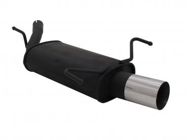 NOVUS Sportexhaust fit for Opel Corsa C 1x90mm RL-Design
