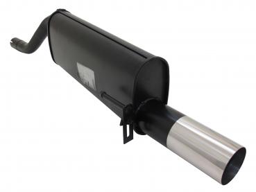 NOVUS Sportauspuff passend für Opel Corsa D Facelift 1x90mm RL-Design