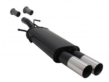 NOVUS Sportauspuff passend für Citroen C4 / Peugeot 307 2x76 RL-Design