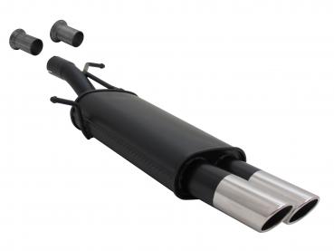 NOVUS Sportauspuff passend für Citroen C4 / Peugeot 307 2x76 SR-Design