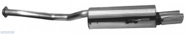 BASTUCK Rear silencer 2x76mm fit for BMW 3er E36 316i/318i