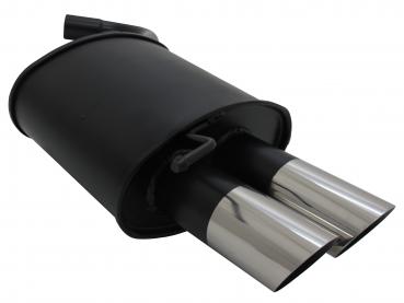 NOVUS Sportexhaust fit for BMW 3er E90/E91 316i/318i/320i/320si 2x76mm MS-DESIGN