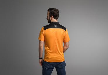 ALPINA Functional Shirt Orange with Zipper, unisex Size XXL