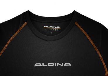 ALPINA Funktionsshirt Schwarz, unisex Größe M