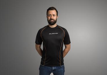 ALPINA Funktionsshirt Schwarz, unisex Größe M