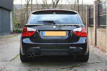 EISENMANN Endschalldämpfer 2x76mm passend für BMW E90 / E91 330i Limousine / Touring 190kW / 200kW