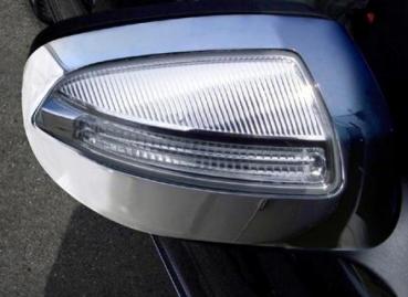 Chrome Mirror Covers 2pcs. fit for Mercedes W204 C-Class upto 07/2008