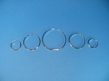 Chrom Tachoringe 5tlg. passend fürMercedes W140/R129