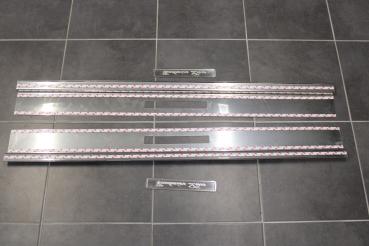 Preview: Einstiegsleisten verchromt 2tlg. passend für Mercedes W107 SL/SLC