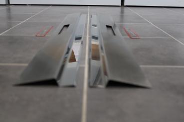 Preview: Einstiegsleisten verchromt 2tlg. passend für Mercedes W107 SL/SLC