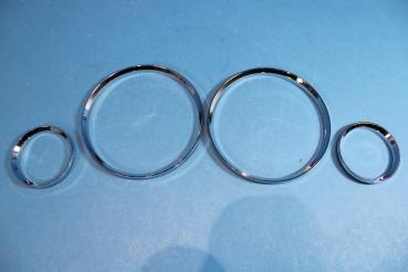 Chrom Tacho Ringe Tachoringe BMW 3er E30 zum CLIPSEN