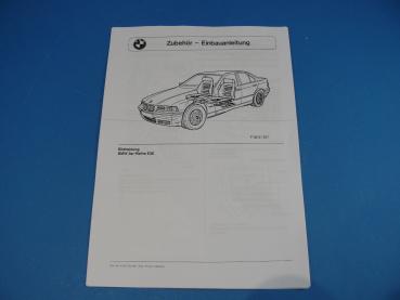 Assembly Instructions Seatheating BMW 3er E36 all