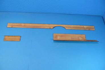 Wood set in zebrano (3 pcs) Mercedes W124