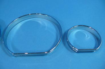 Instrument rings chrome (4 pcs) fit for BMW 3er E46