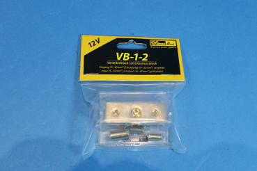 SinusLive Verteilerblock, 1x Eingang bis 50mm² , 2x Ausgang bis 25mm²