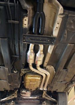 HIgh Flow Fächerkrümmer inklusive 300 Zeller Euro3D4 Sportkatalysatoren passend für BMW 3er E46 mit M52/M54