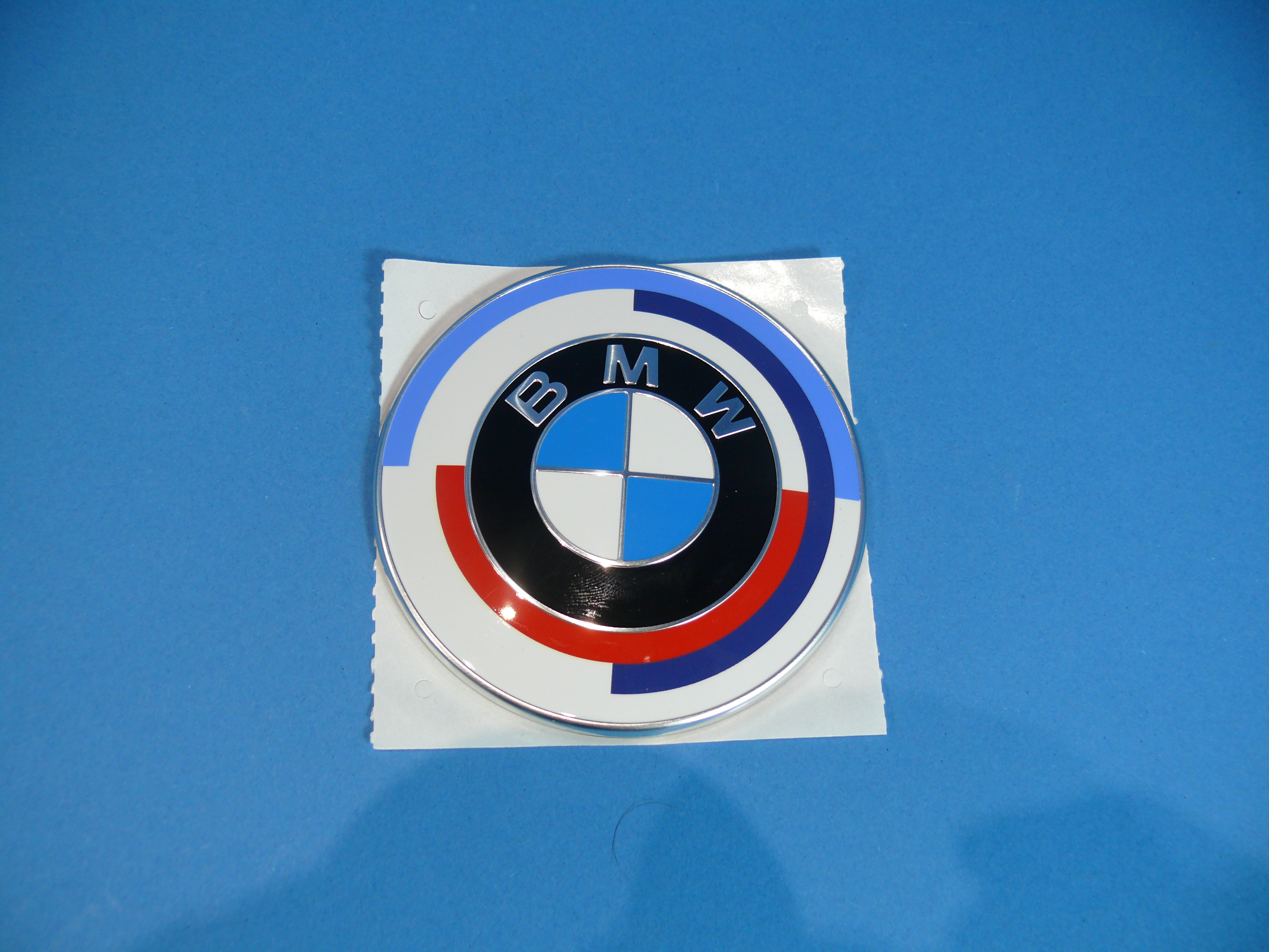 BMW Emblem 50 Jahre M 82mm für Motorhaube BMW F20 F21 F22 F23 F30 F31 F45  F46 F87