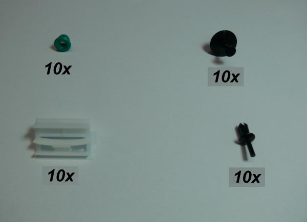 40er Orig. Fastening clips side skirts for BMW 3er E36 E46 E90
