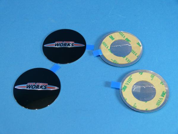 4x John Cooper Works Felgen Emblem 50mm selbstklebend
