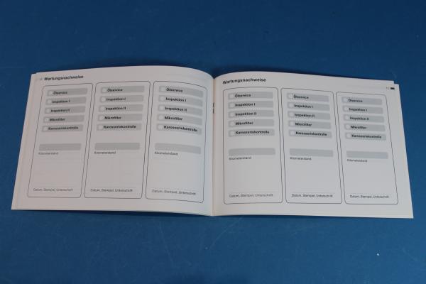 BMW Service booklet GERMAN BMW E38 E39 E46 E53
