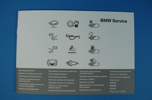 BMW Service Booklet multilingual BMW 1er 2er 3er 4er 5er 6er 7er X1 X3 X4 X5 X6 Z4