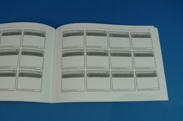 Service booklet GERMAN BMW E24 E28 E30 E32