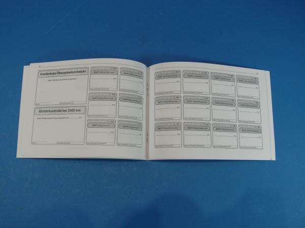 Service booklet GERMAN BMW E24 E30 E32 E34 (09/1988 - 09/1989)