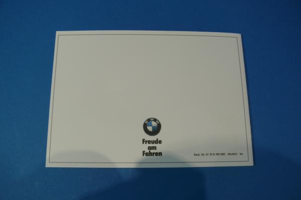 Service booklet GERMAN BMW E30 E31 E32 E34 E36