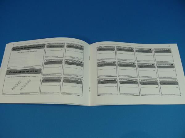 Service booklet GERMAN BMW E31 E32 E34