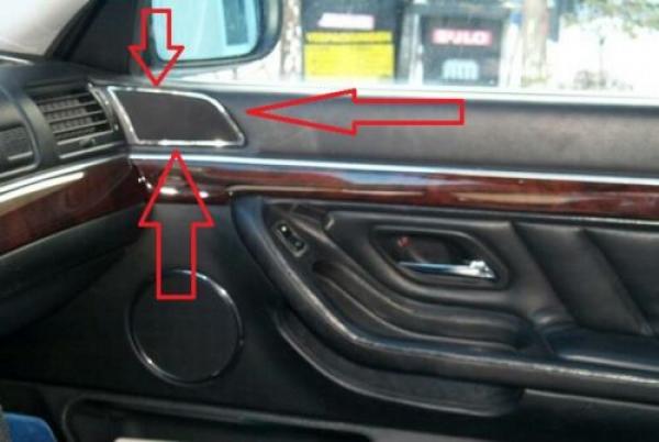 Frame for doorspeaker - tweeter 2pcs. fit for BMW 7er E38