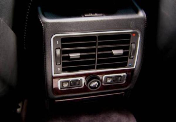 Chrom Rahmen Lüftung Konsole hinten/Sitzheizung 3tlg. passend für BMW 7er E38