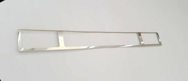 Chrome frame for display -instrument cluster under - fit for BMW 7er E38