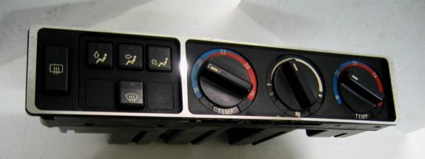 Frame for aircontrol switch MANUEL polished fit for BMW E34/E32 (Typ I)