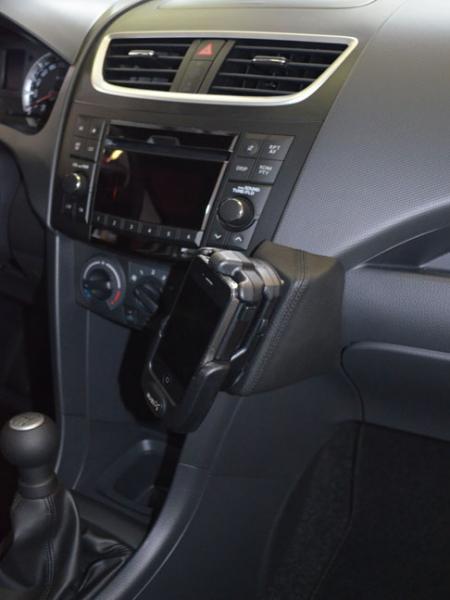 KUDA Telefonkonsole passend für Suzuki Swift ab 03/2011 Leder schwarz
