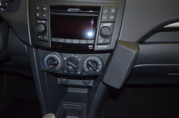 KUDA Telefonkonsole passend für Suzuki Swift ab 03/2011 Kunstleder schwarz