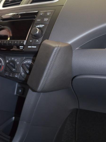 KUDA Telefonkonsole passend für Suzuki Swift ab 03/2011 Kunstleder schwarz