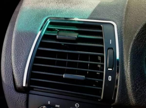Framework for air vent outside polished 2pcs. fit for BMW X5 E53