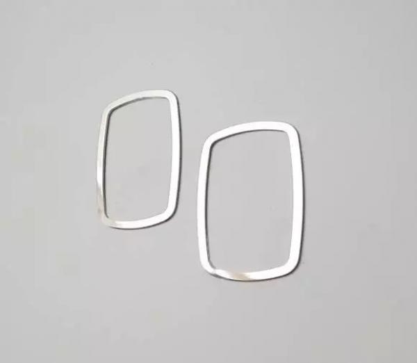 Frame for switch - display polished 2pcs. fit for BMW X3