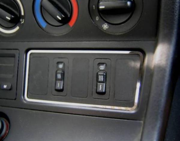 Chrome frame for seat heater switches fit for BMW Z3
