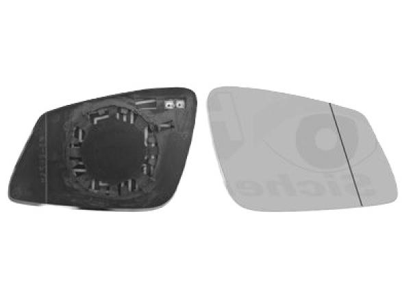 Mirror glass RIGHT heated fit for BMW E60 E61 F01 F02 F04 F06 F07 F10 F11 F12 F13