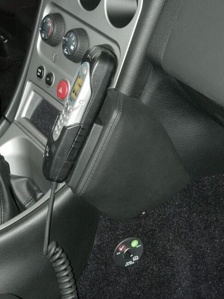 KUDA Telefonkonsole passend für Alfa Romeo GTV/Spider ab 05/03 Kunstleder schwarz