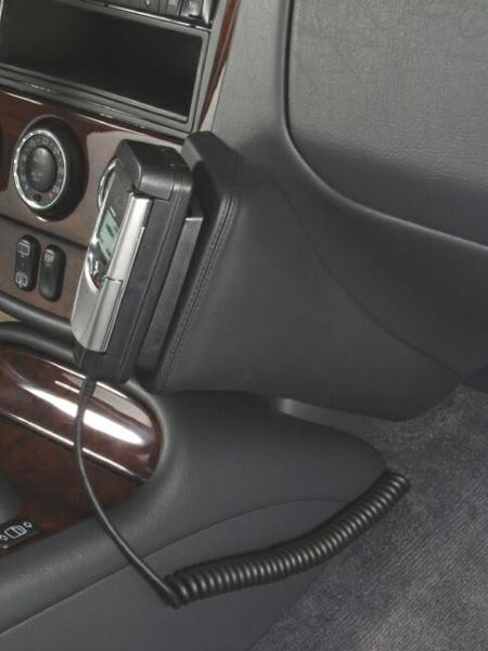 KUDA Phone console fit for Mercedes M-Klasse (W163) from 09/2001 - 06/2005 real leather black