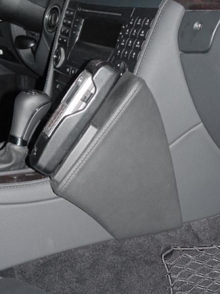 KUDA Telefonkonsole passend für Mercedes CLS (W219) ab 10/04 Leder schwarz
