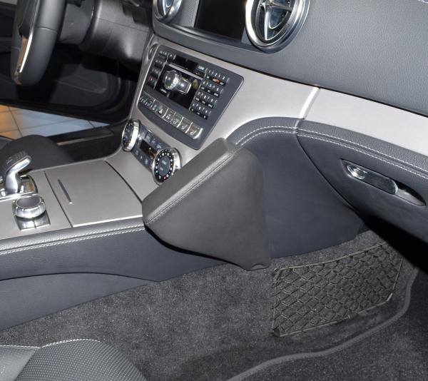 KUDA Telefonkonsole passend für Mercedes R231 SL Leder schwarz