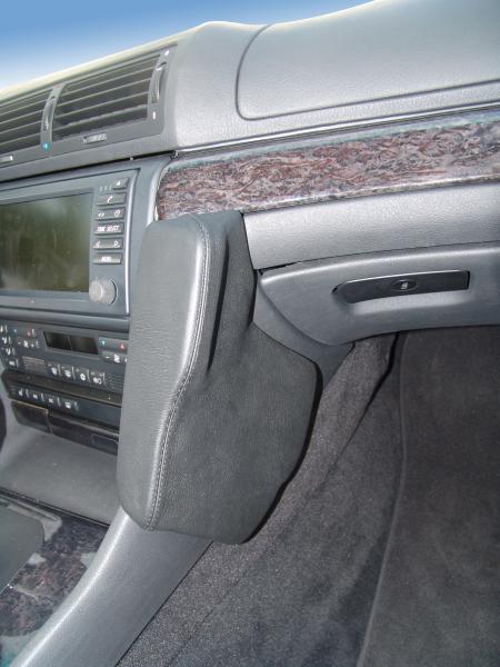 KUDA Phone consoles fit for BMW 7er E38 Mobilia / artificial leather black