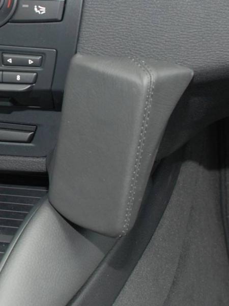 KUDA Phone console fit for BMW X6 E71 from 05/08 Mobilia/artificial leather black