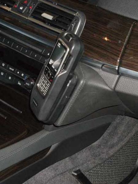 KUDA Telefonkonsole passend für BMW 7er F01/F02/F03/F04 ab 11/2008 - 12/15 Kunstleder schwarz