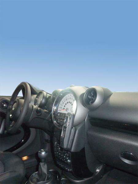 KUDA Telefonkonsole passend für Mini Countryman ab 09/10 - 07/14 Leder schwarz