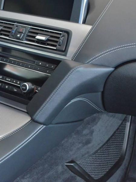 KUDA Telefonkonsole passend für BMW 6er (F12/F13) ab 03/2011 Leder schwarz