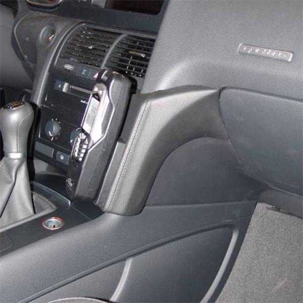 KUDA Phone console fit for Audi Q7 (Typ 4L) from 03/06 - 03/2015 real leather black